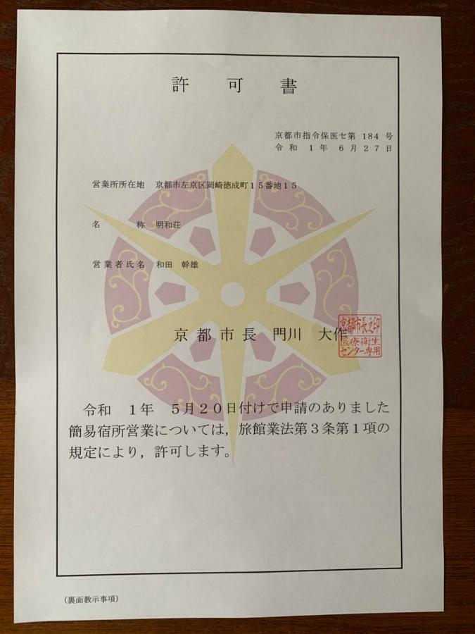 明和荘mei Wa Inn Киото Экстерьер фото